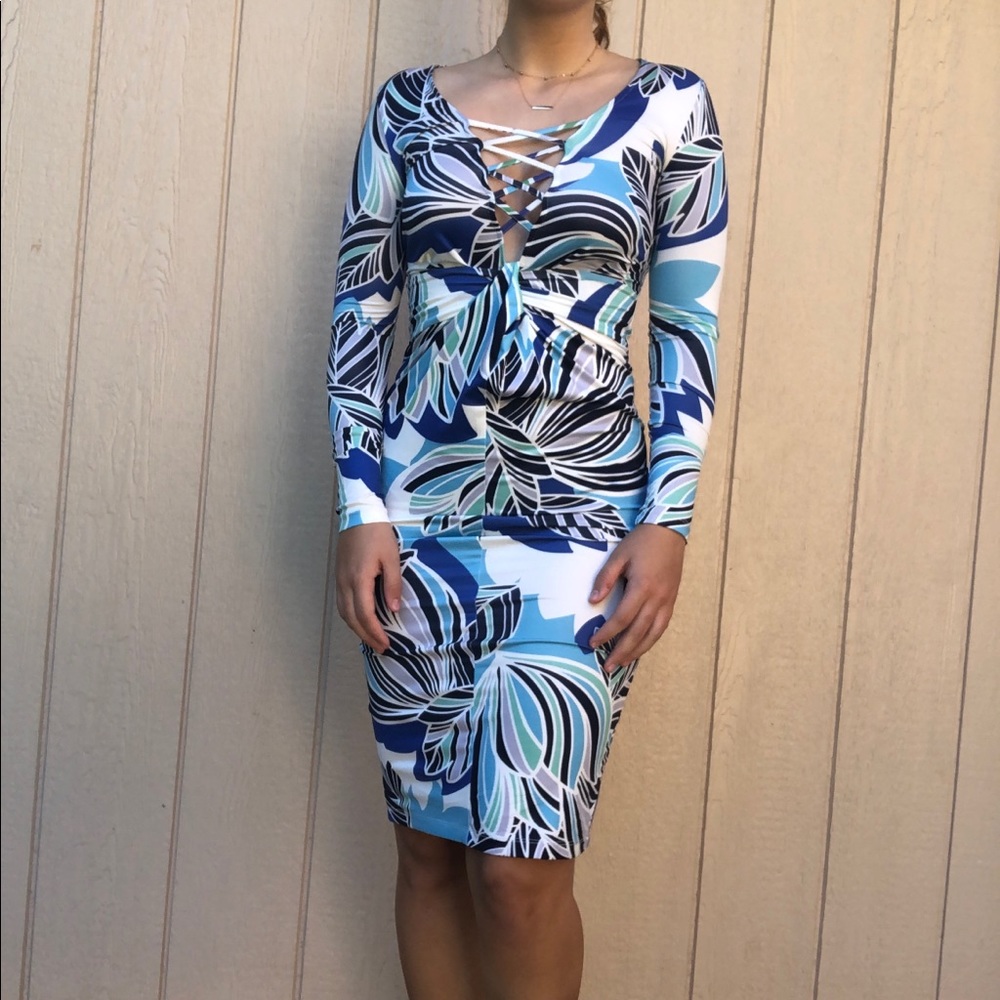Designer Yumi Kim Floral Bodycon Dress